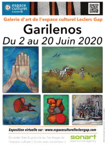Exposition de Garilenos du 2 au 20 juin 2020 @ Galerie d'art de l'espace culturel Leclerc